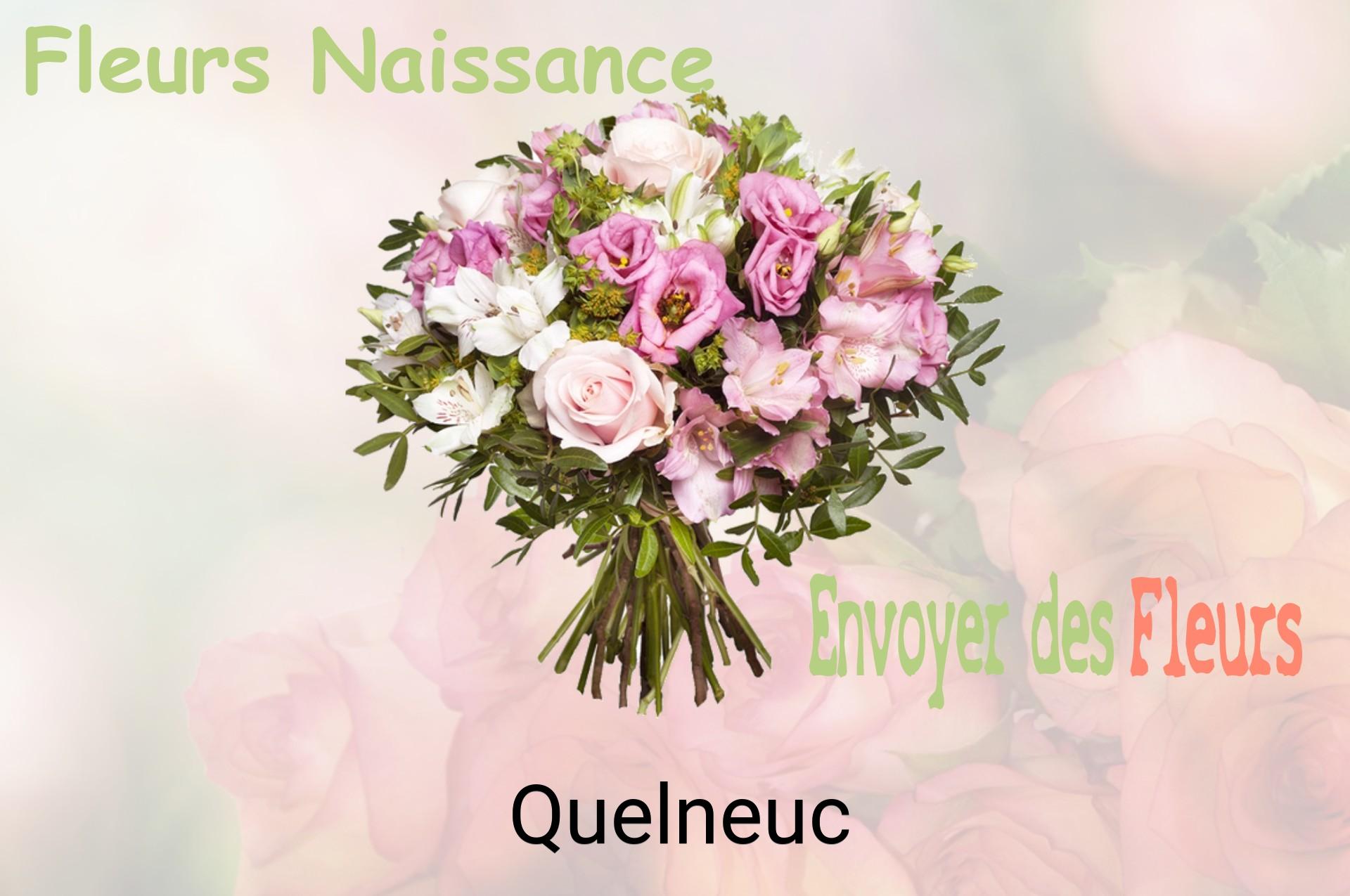 Bouquet de fleurs de naissance livré à Quelneuc